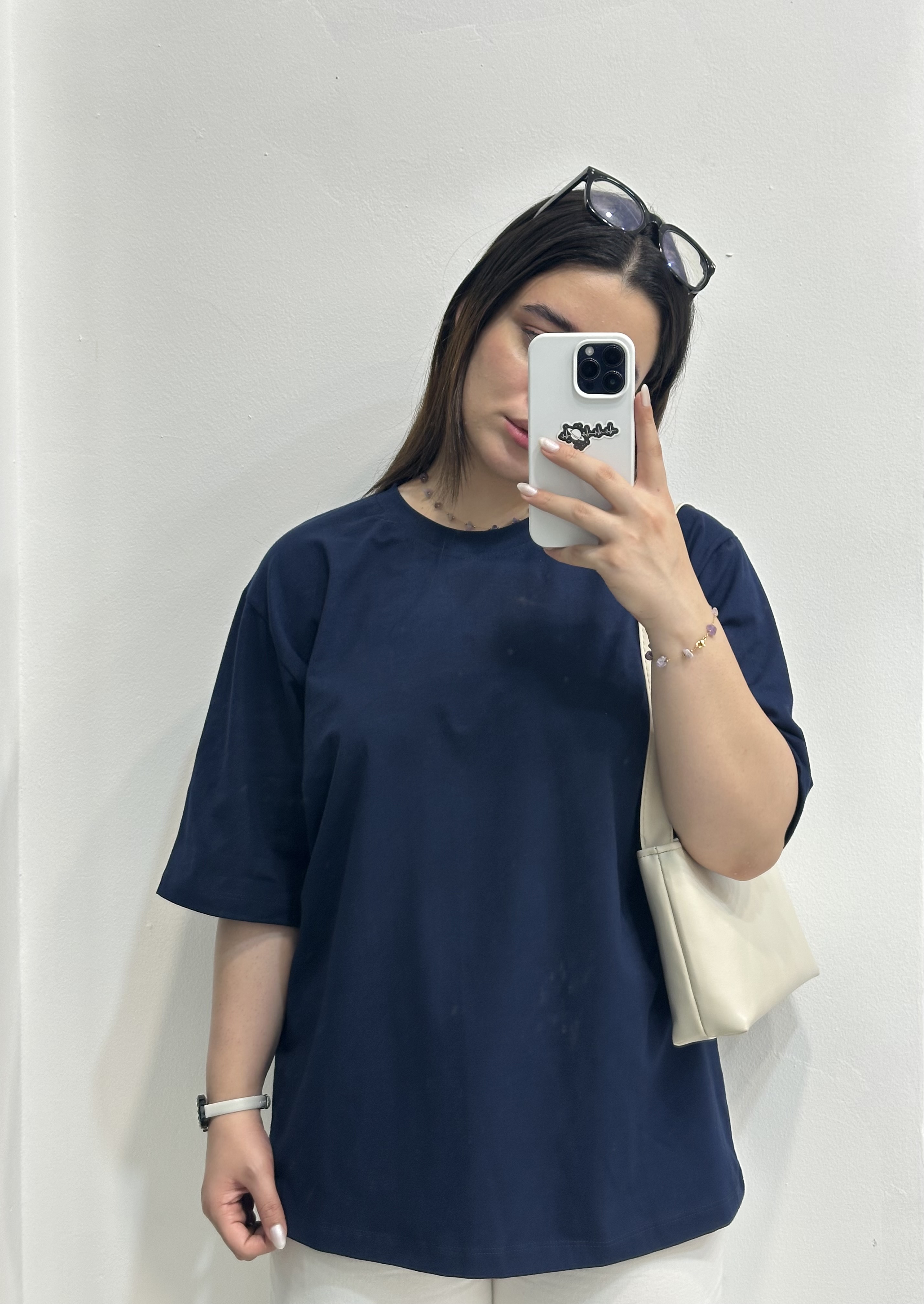 تیشرت باکسی بیسیک زنانه
