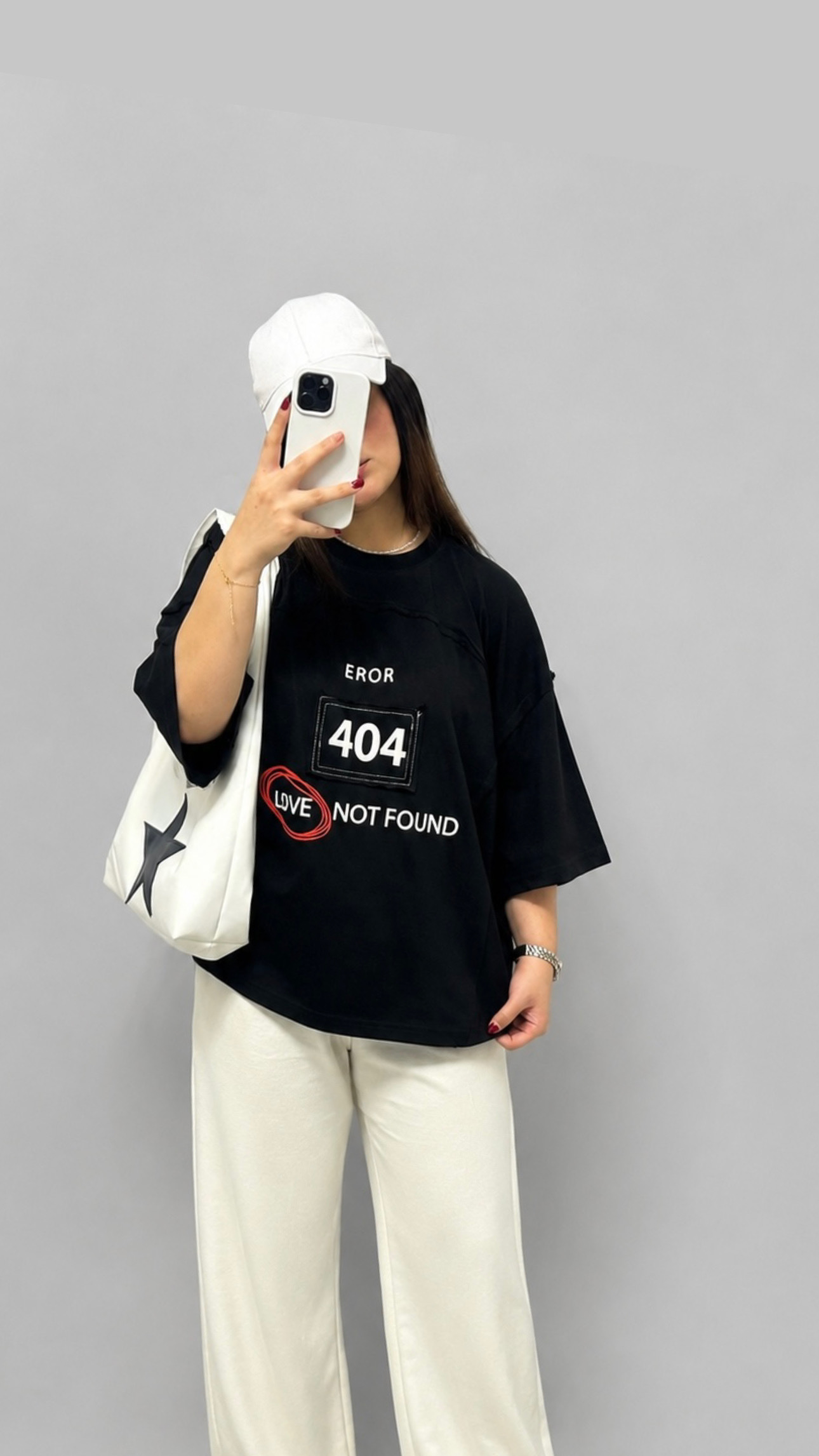 تیشرت باکسی Eror 404