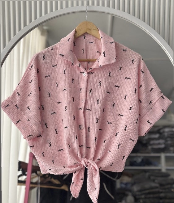 شومیز گره ای ysl زنانه