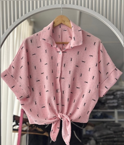 شومیز گره ای ysl زنانه